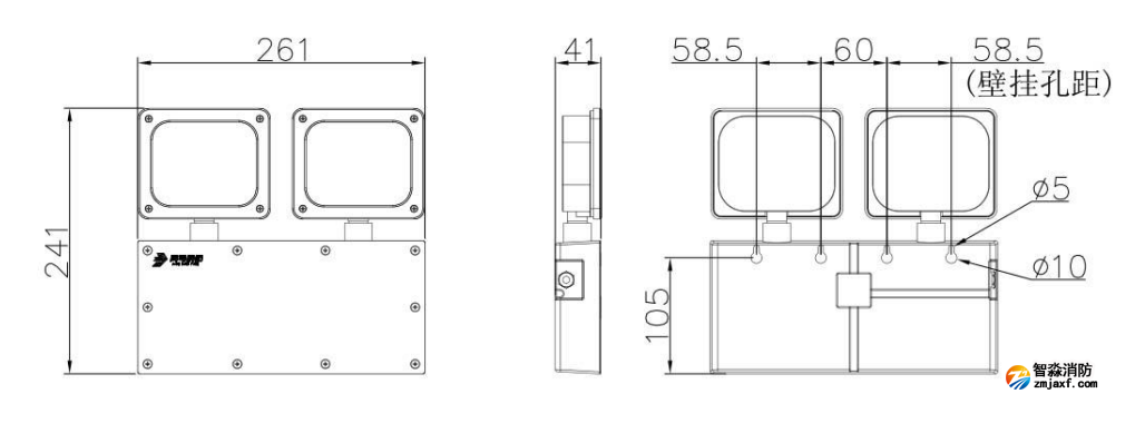 J-ZFJC-E3W-17B4A集中电源集中控制型半岛(中国)应急照明灯具