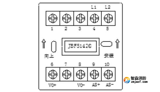 JBF5142C输入/输出模块接线端子图