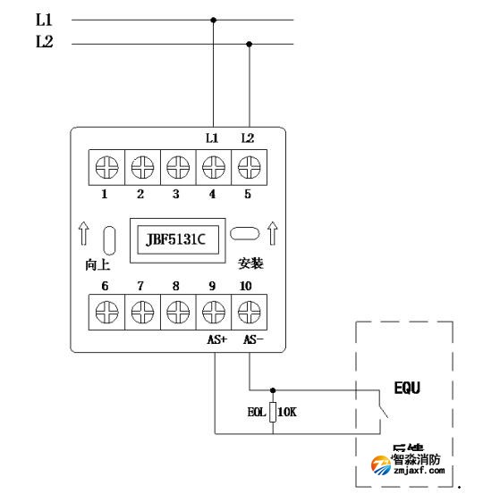 JBF5131C输入模块接线图