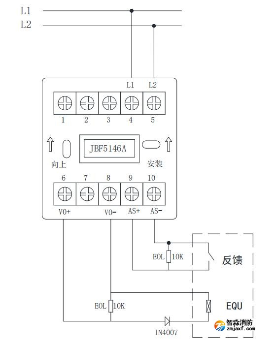 JBF5146A输入/输出模块接线图