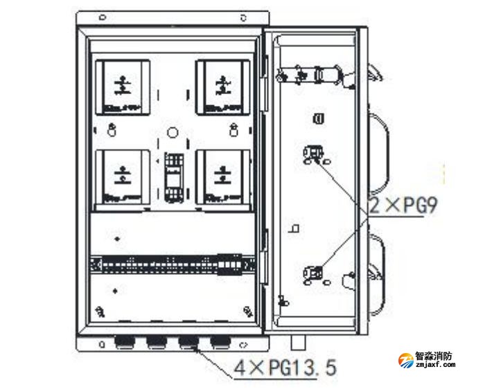 JBF-FAP02火灾报警综合盘内部结构