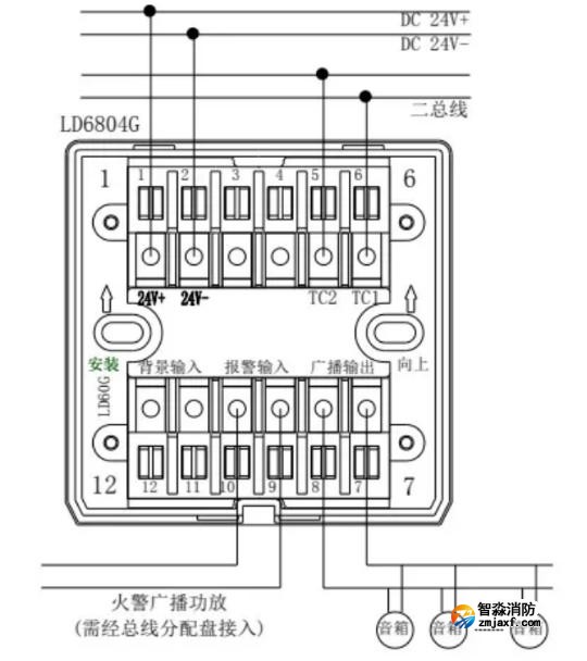 LD6804G输出模块接线图