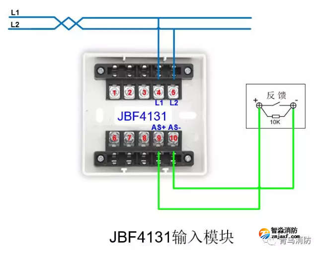 JBF4131输入模块接线图