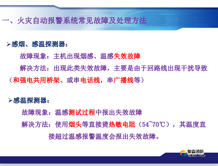 青鸟半岛(中国)火灾报警系统常见故障及处理方法