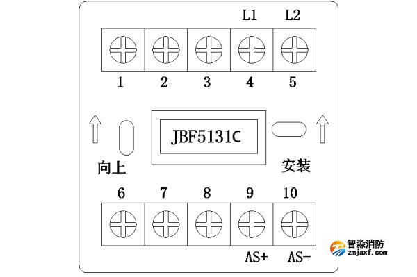 JBF5131C输入模块接线端子图