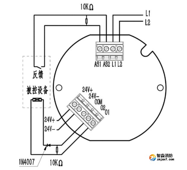 JBF5141CG-Ex隔爆型输入/输出模块接线图